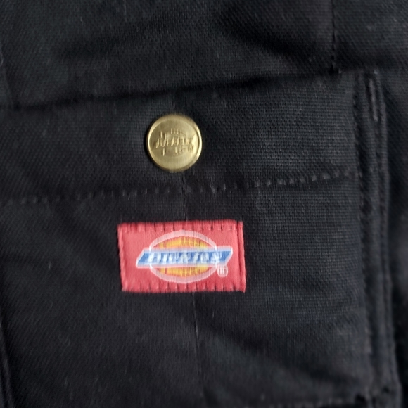 Dickies black duck pile canvas vest With Sherpa Lining XXL - Picture 3 of 9